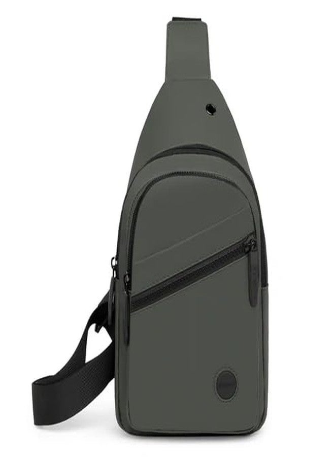 ristoss Urban Sling backpack Polyurethane Zipper Closure Type with 20 Liter Capacity Bag_1082_OLIVE GREEN - Image 1